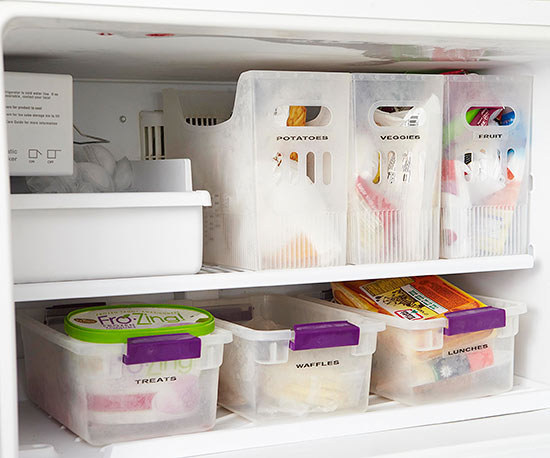 como organizar o congelador da sua geladeira