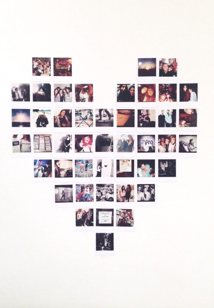 painel de fotos com o seu amor na parede - ideia de presente para o dia dos namorados