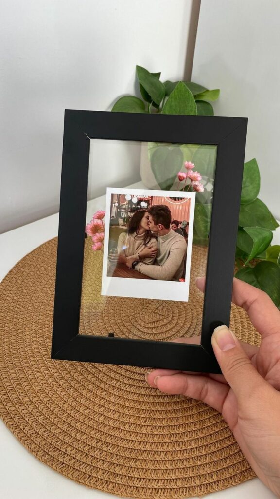 porta retrato romantica - ideia de presente para o dia dos namorados