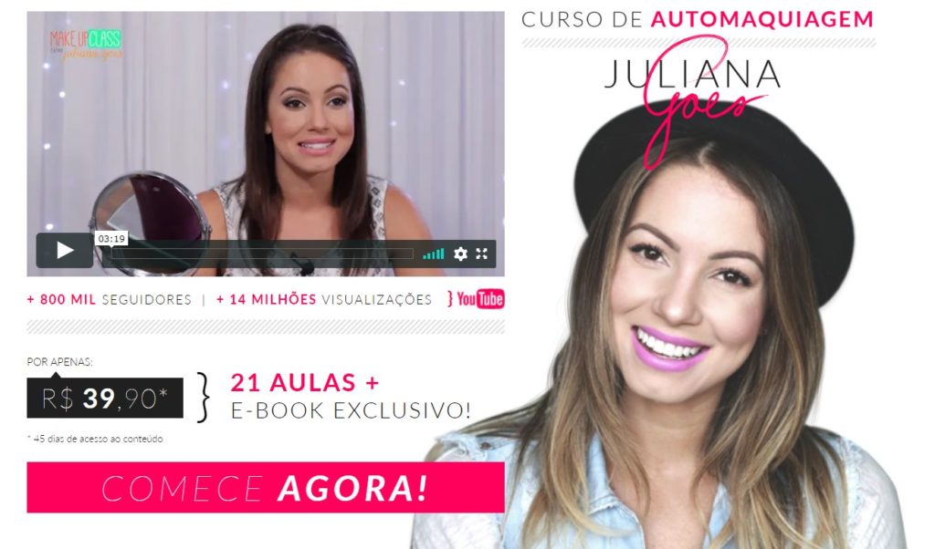 curso automaquiagem juliana góes