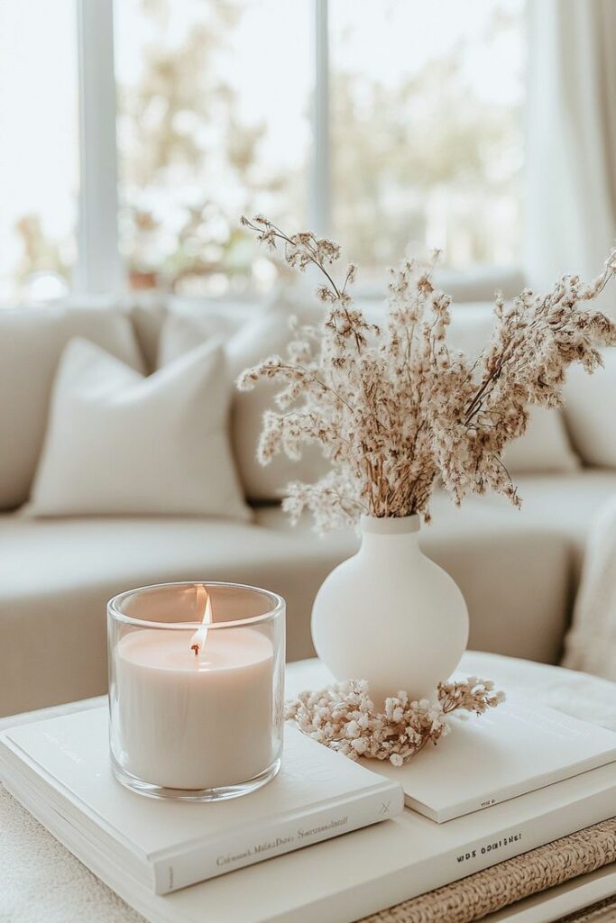 Velas aromáticas e castiçais usadas na decoração na Amazon