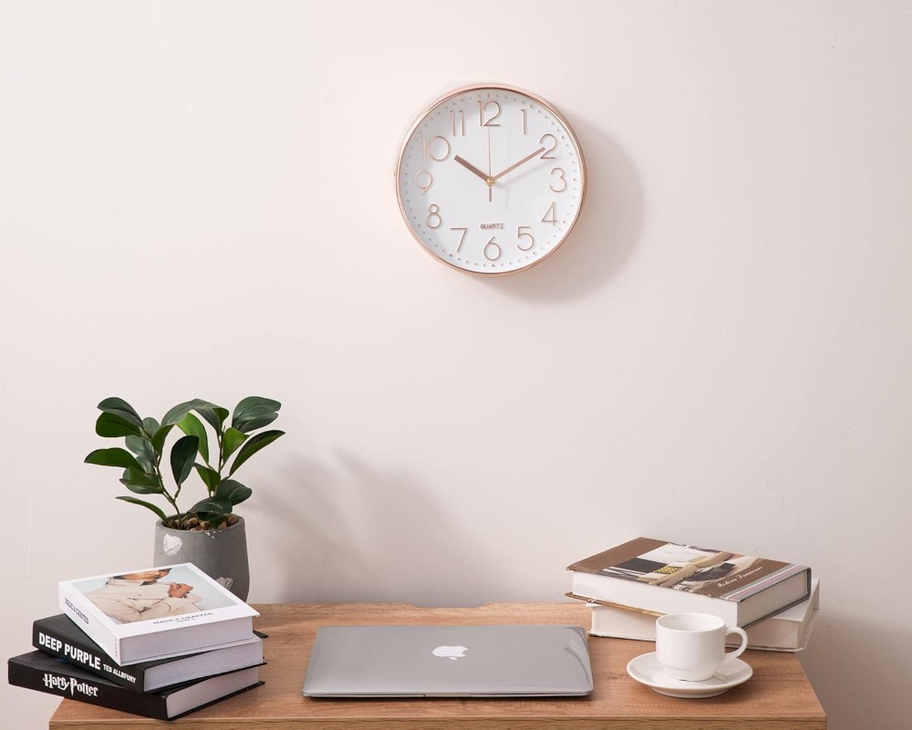 Relógio chic, moderno, decorativo e barato da amazon