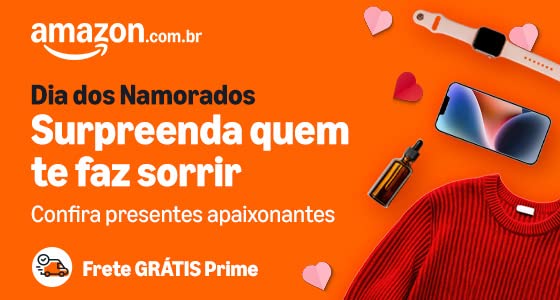 Surpreenda o seu amor com presentes da Amazon de Dia dos Namorados 2025